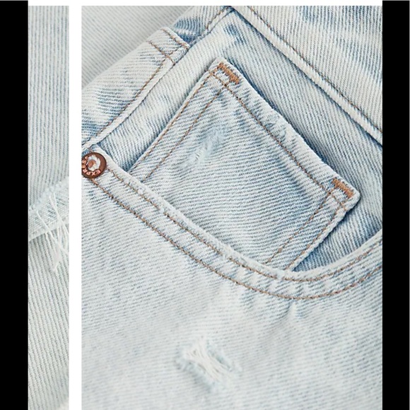 EXPRESS Crossover Waistband Boyfriend Jean Shorts NWT - Picture 8 of 14